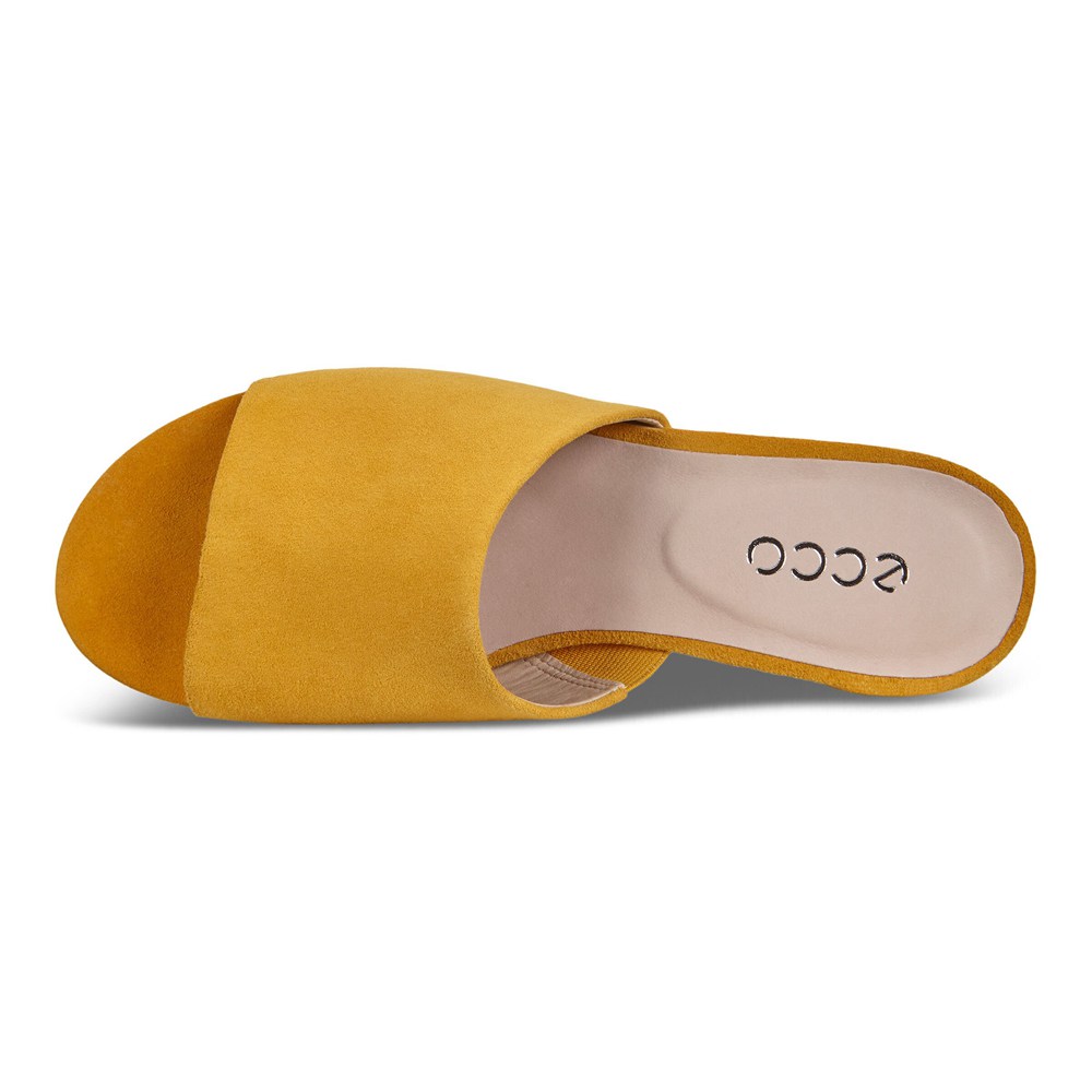 Sandalias Mujer - ECCO Flat Sandals Ii - Amarillos - UNY709641